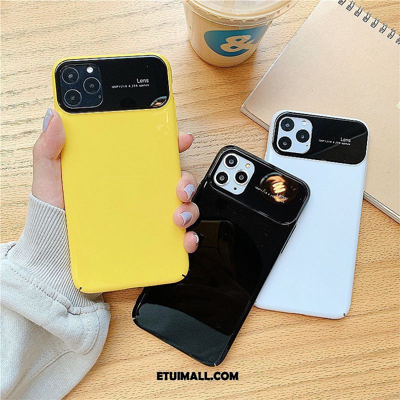Etui iPhone 11 Pro Żółty Telefon Komórkowy Proste Trudno Jednolity Kolor Futerał Na Sprzedaż