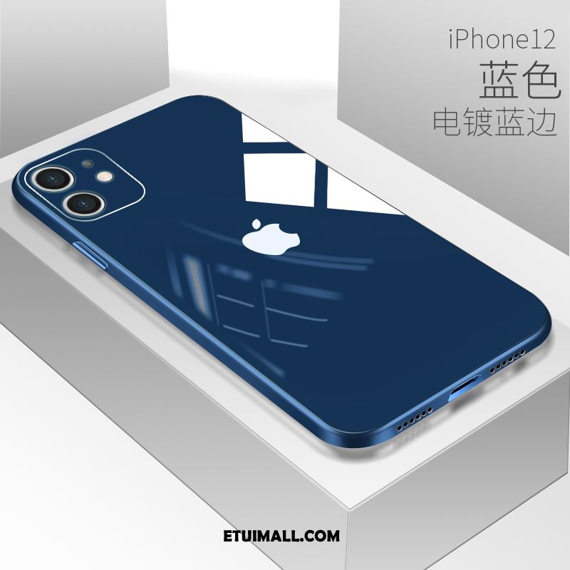 Etui iPhone 12 Ochraniacz Szkło All Inclusive Niebieski Trudno Futerał Online
