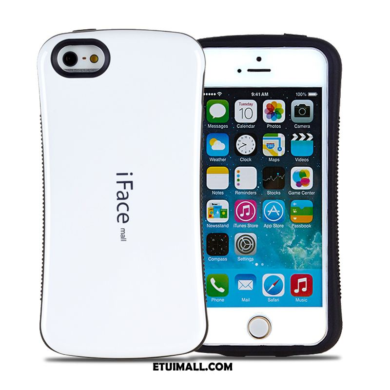 Etui iPhone 5c Anti-fall Silikonowe Trudno Telefon Komórkowy Biały Pokrowce Online