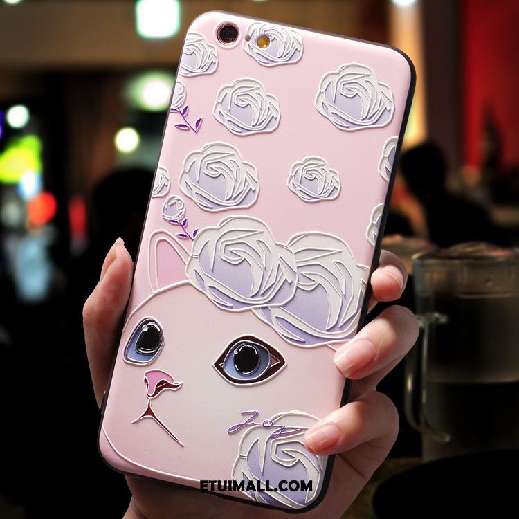 Etui iPhone 6 / 6s Plus Różowe Kreatywne Nubuku Cienkie Nowy Obudowa Sprzedam