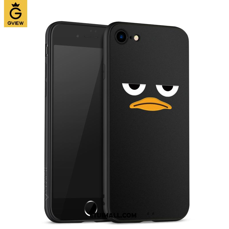 Etui iPhone 7 Modna Marka Telefon Komórkowy Czarny Silikonowe Wiszące Ozdoby Pokrowce Kup