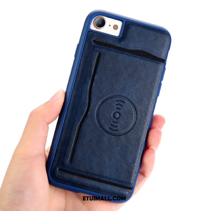 Etui iPhone 7 Niebieski Anti-fall Karta Telefon Komórkowy Skórzany Futerał Futerał Kupię