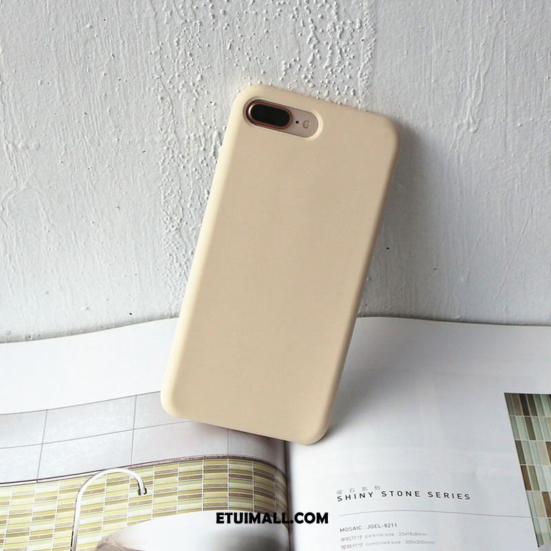 Etui iPhone 7 Plus Jednolity Kolor Telefon Komórkowy Czerwony Netto Silikonowe Biały Pokrowce Sklep