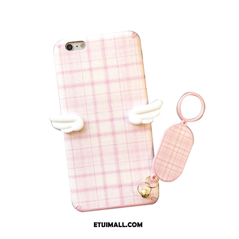 Etui iPhone 8 Różowe Krata Nowy Miękki Telefon Komórkowy Obudowa Kup