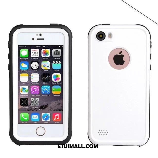 Etui iPhone Se Wodoodporny Trzy Mechanizmy Obronne Biały Anti-fall Telefon Komórkowy Pokrowce Sprzedam