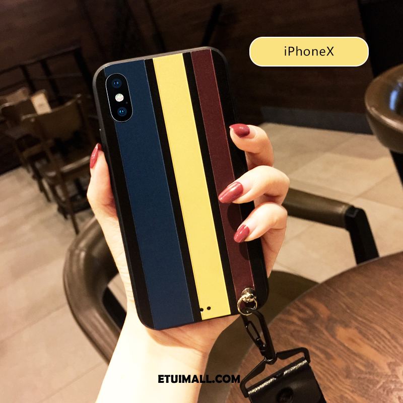 Etui iPhone X Wiszące Ozdoby All Inclusive Modna Marka Piękno Żółty Obudowa Tanie