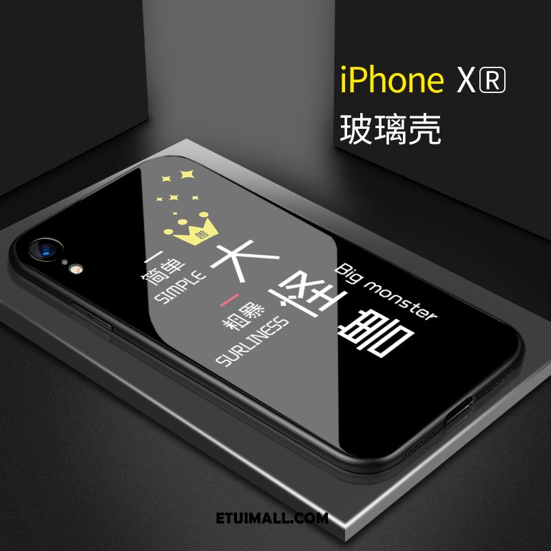 Etui iPhone Xr Tendencja Mały Czarny Telefon Komórkowy Szkło Futerał Kupię