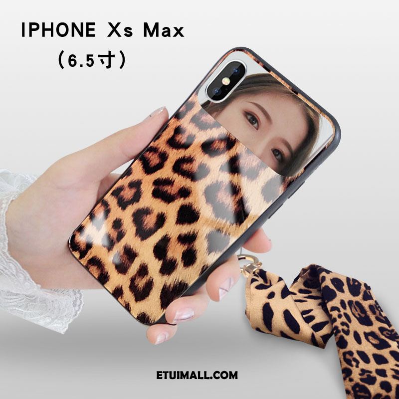 Etui iPhone Xs Max Mały Szkło Telefon Komórkowy Żółty Lustro Futerał Sprzedam
