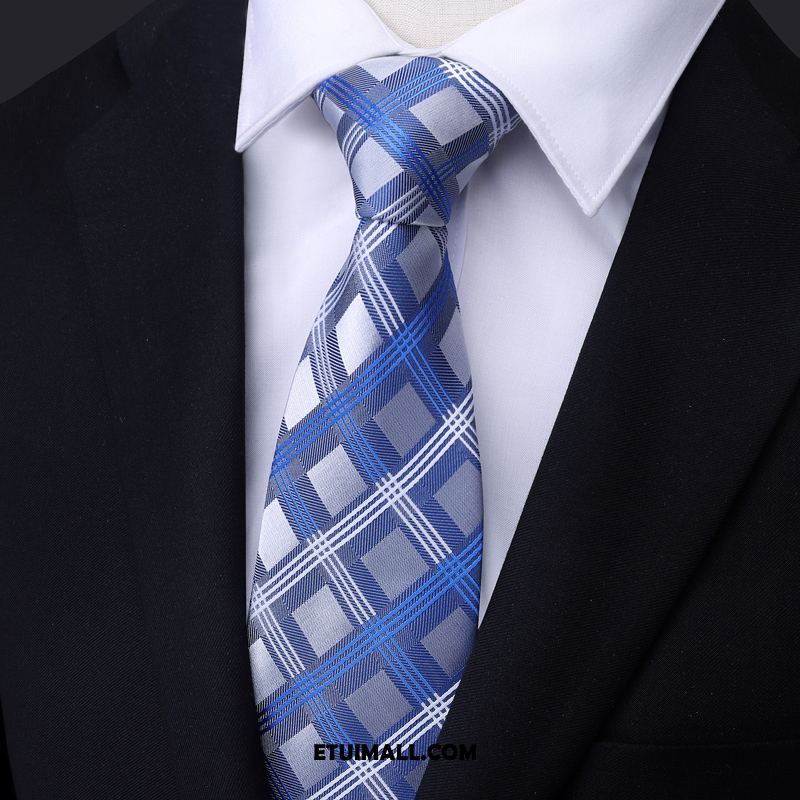 Krawat W Paski Pan Młody Męska Tanie, Krawat Męskie Sukienka Ślubna Blau
