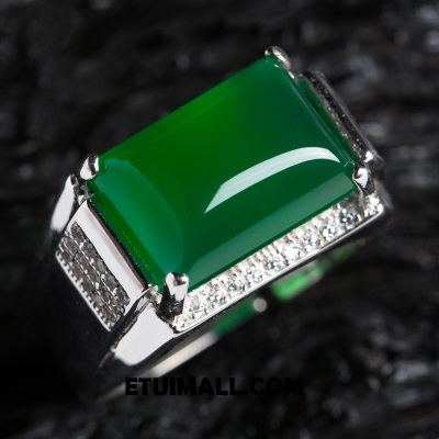 Srebrna Biżuteria Męska Zielony Zakochani Kup, Srebrna Biżuteria Męskie Naturalny Silber