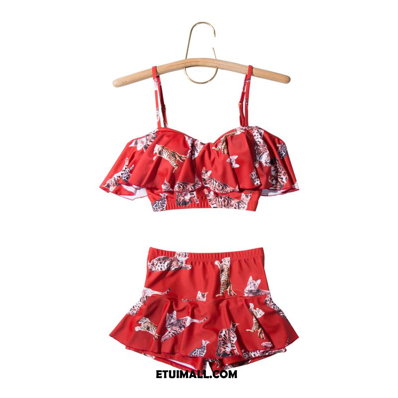 Bikini Uniform Świeży Perfumowany Oferta, Bikini Damskie Cienkie Ukryj Brzuch Gelb Blau Beige