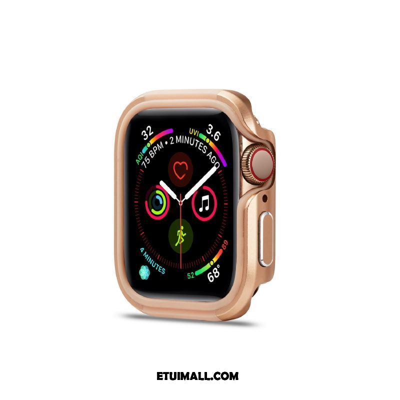 Etui Apple Watch Series 3 Granica Pu Różowe Złoto Stop Metali Ochraniacz Obudowa Tanie