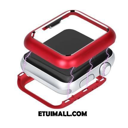 Etui Apple Watch Series 3 Metal Anti-fall Tendencja Kreatywne Ochraniacz Futerał Na Sprzedaż