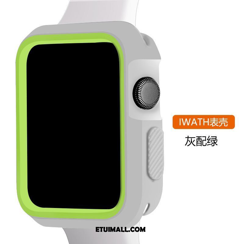 Etui Apple Watch Series 3 Ochraniacz Silikonowe Bicolored Zielony Czarny Futerał Sprzedam