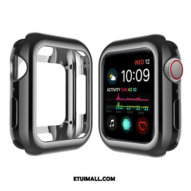 Etui Apple Watch Series 4 Pu Ochraniacz Różowe Obrzeża Poszycie Pokrowce Tanie