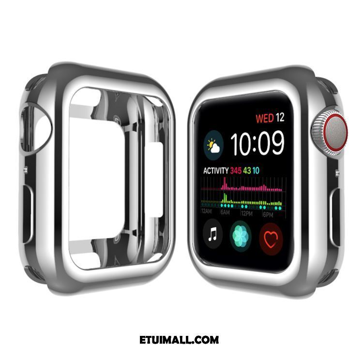 Etui Apple Watch Series 4 Pu Ochraniacz Różowe Obrzeża Poszycie Pokrowce Tanie