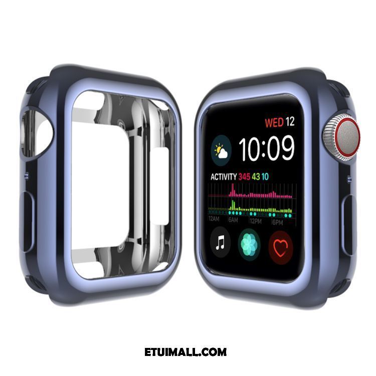 Etui Apple Watch Series 4 Pu Ochraniacz Różowe Obrzeża Poszycie Pokrowce Tanie