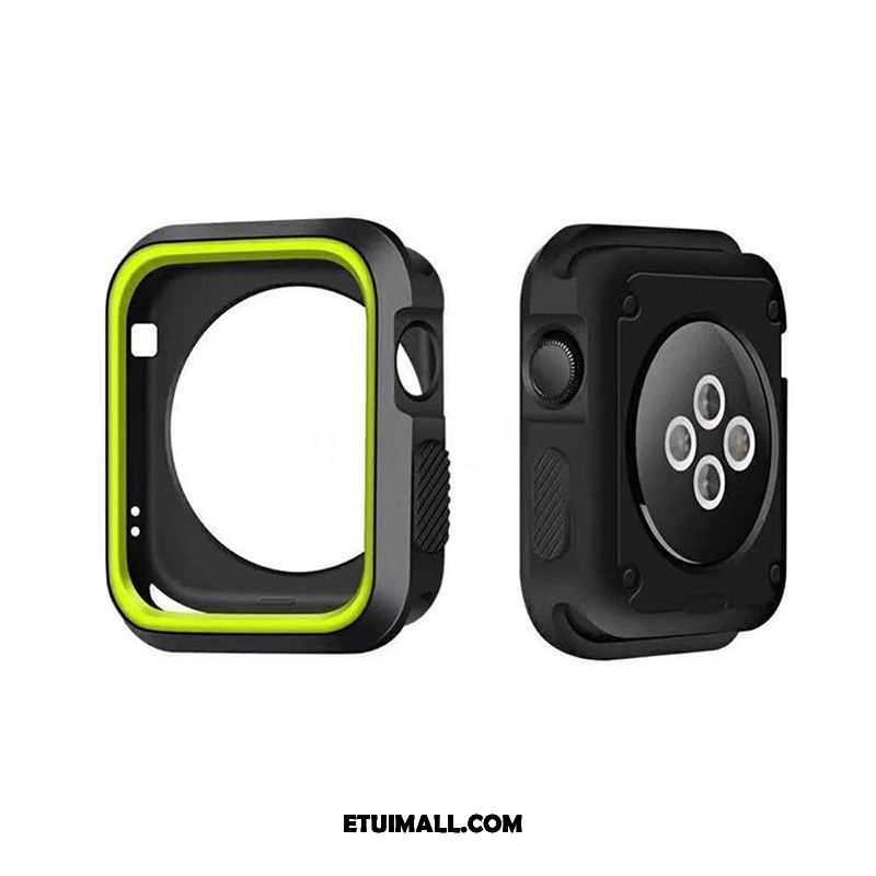 Etui Apple Watch Series 5 Granica Akcesoria Silikonowe Ochraniacz Anti-fall Obudowa Tanie