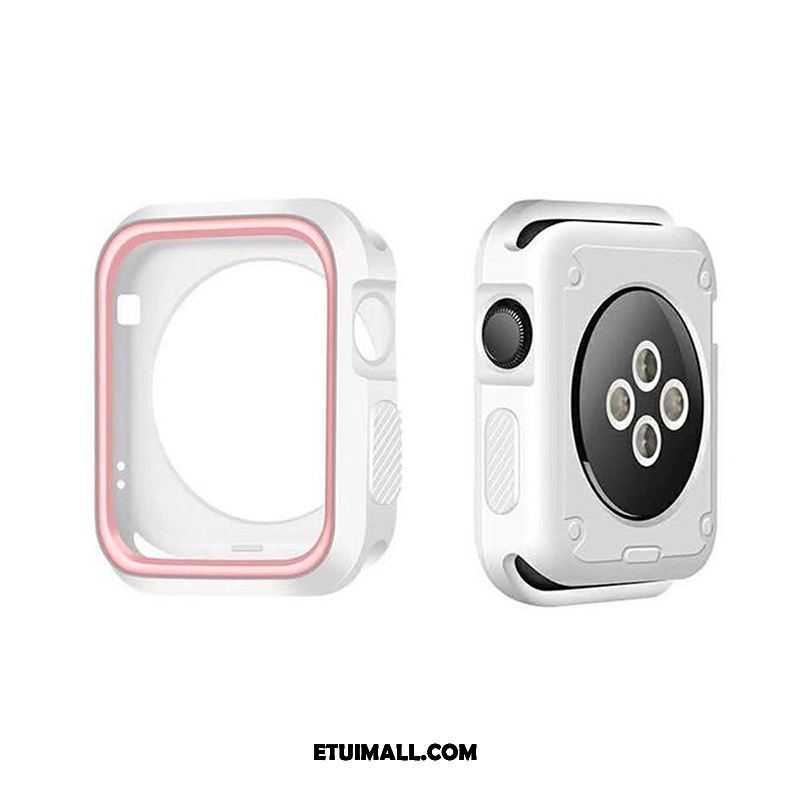 Etui Apple Watch Series 5 Granica Akcesoria Silikonowe Ochraniacz Anti-fall Obudowa Tanie