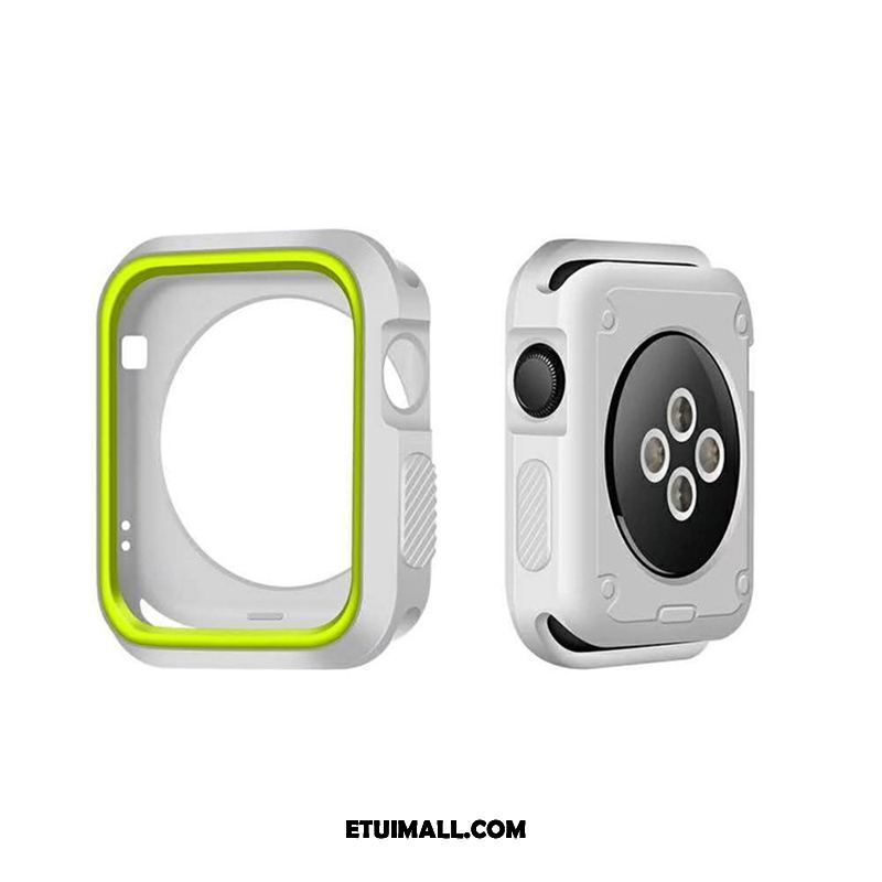 Etui Apple Watch Series 5 Granica Akcesoria Silikonowe Ochraniacz Anti-fall Obudowa Tanie