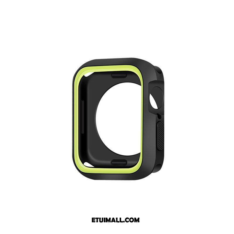 Etui Apple Watch Series 5 Kreatywne Czarny Bicolored Silikonowe Osobowość Pokrowce Online