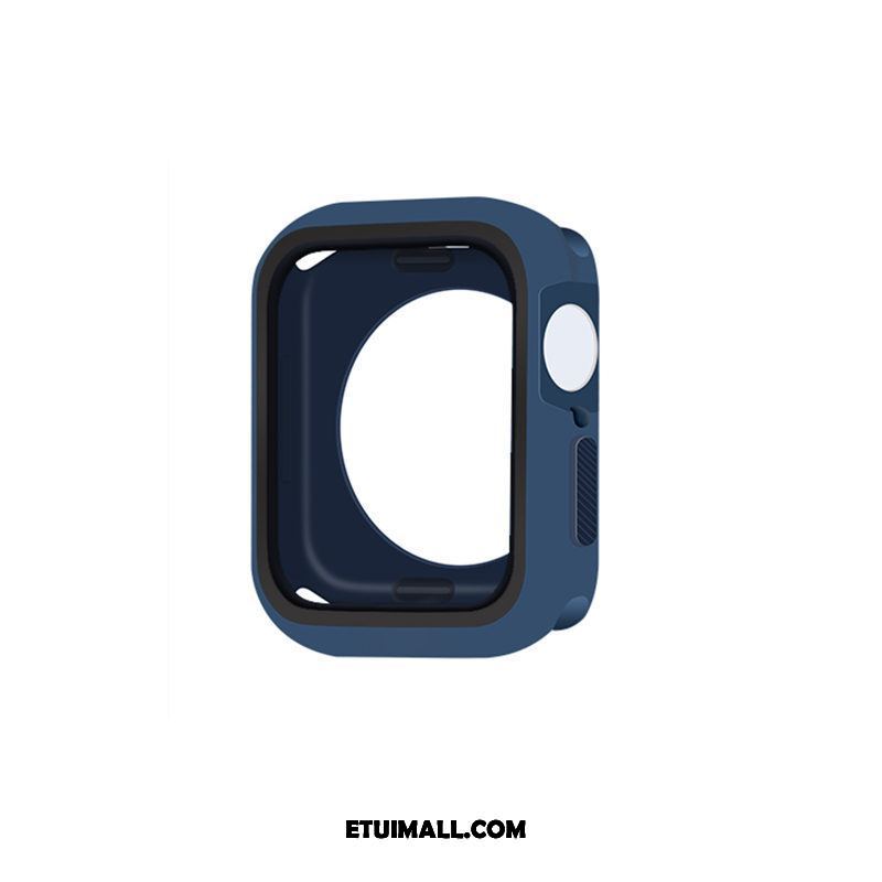 Etui Apple Watch Series 5 Kreatywne Czarny Bicolored Silikonowe Osobowość Pokrowce Online