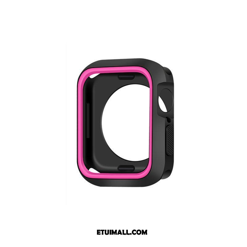 Etui Apple Watch Series 5 Kreatywne Czarny Bicolored Silikonowe Osobowość Pokrowce Online