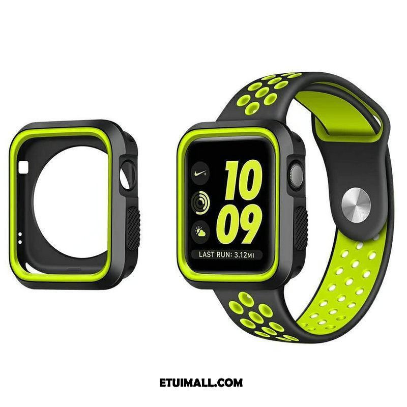 Etui Apple Watch Series 5 Ochraniacz Chłodzenie Silikonowe Sportowe Biały Pokrowce Na Sprzedaż