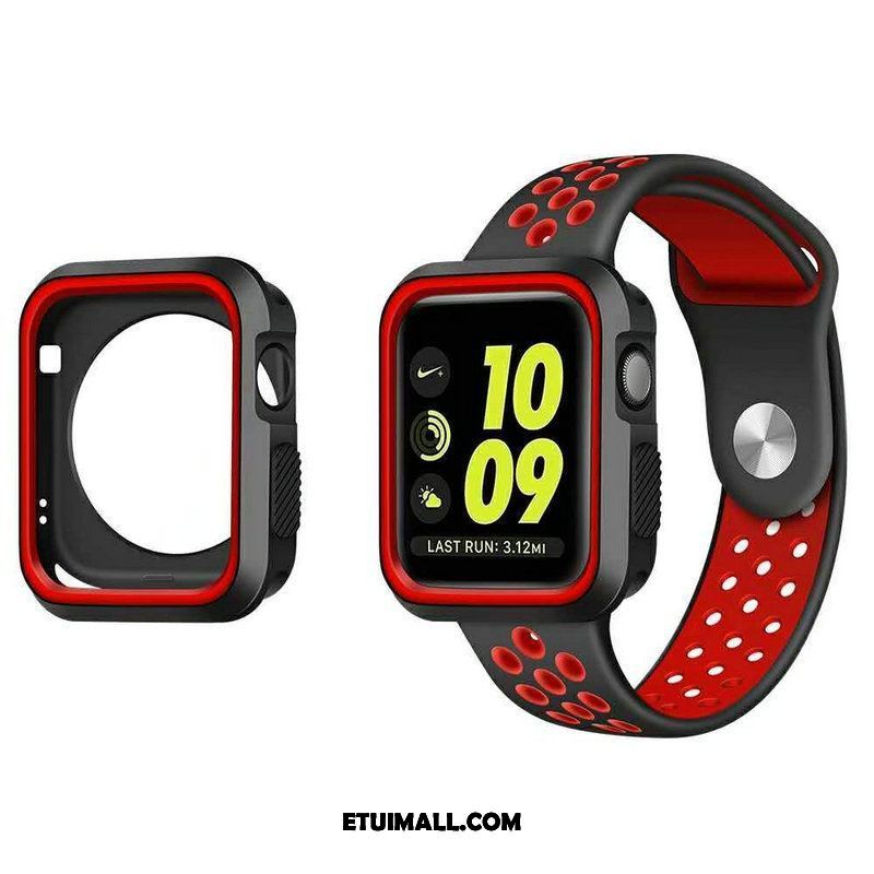 Etui Apple Watch Series 5 Ochraniacz Chłodzenie Silikonowe Sportowe Biały Pokrowce Na Sprzedaż