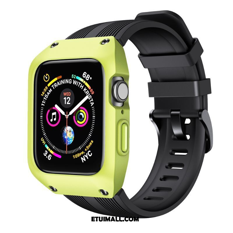 Etui Apple Watch Series 5 Ochraniacz Sportowe Kreatywne Zielony Anti-fall Futerał Dyskont