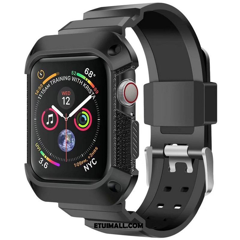 Etui Apple Watch Series 5 Pancerz Ochraniacz Niebieski Sportowe Anti-fall Obudowa Kup