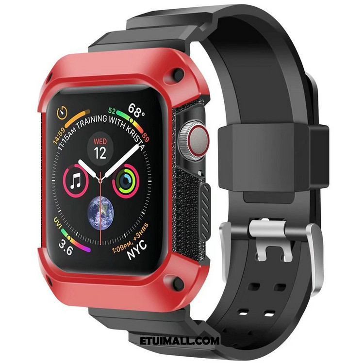 Etui Apple Watch Series 5 Pancerz Ochraniacz Niebieski Sportowe Anti-fall Obudowa Kup