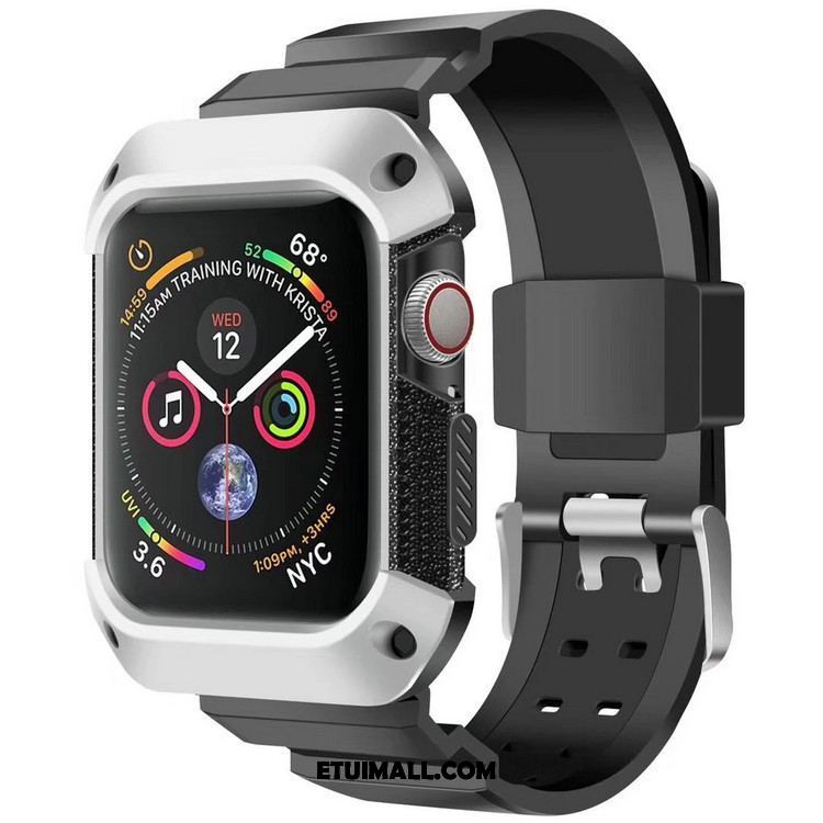 Etui Apple Watch Series 5 Pancerz Ochraniacz Niebieski Sportowe Anti-fall Obudowa Kup