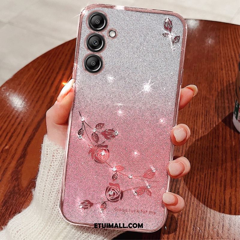 Etui Do Samsung Galaxy S24 Plus 5g Brokat I Kwiaty Kadem
