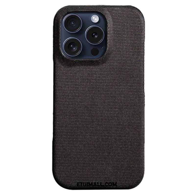 Etui Do iPhone 16 Pro Tekstura Tkaniny