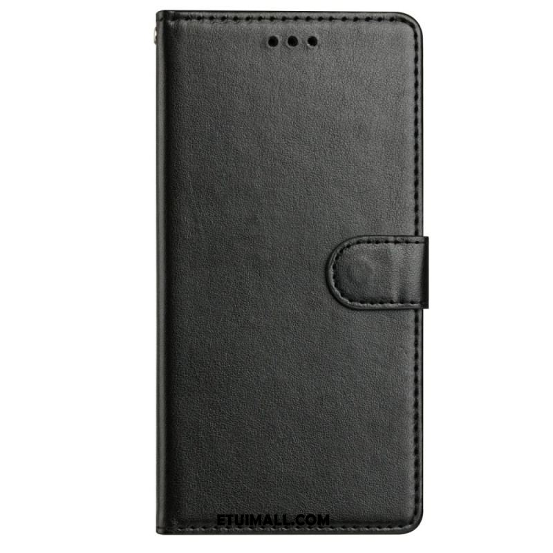 Etui Folio Do Samsung Galaxy A16 5g Zwykła Sztuczna Skóra