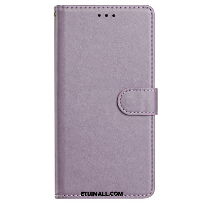 Etui Folio Do Samsung Galaxy A16 5g Zwykła Sztuczna Skóra