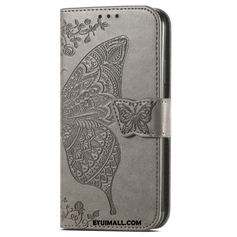 Etui Folio Do Xiaomi 14t Pro Barokowy Motyl