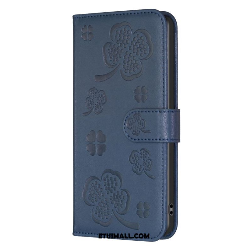 Etui Folio Xiaomi Redmi Note 13 5g Koniczyny Etui Ochronne