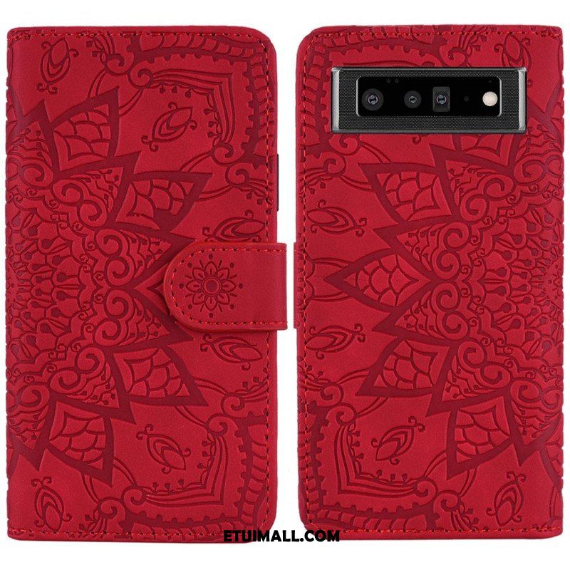 Etui Folio do Google Pixel 6 Barokowo-mandala