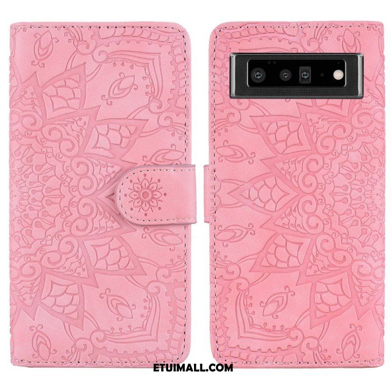 Etui Folio do Google Pixel 6 Barokowo-mandala