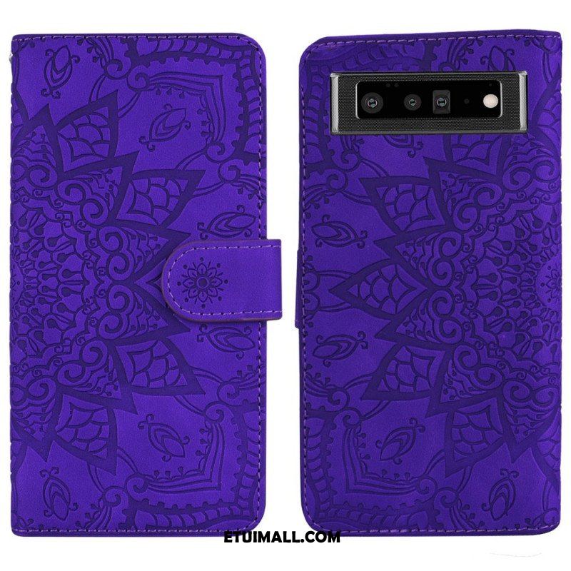 Etui Folio do Google Pixel 6 Barokowo-mandala