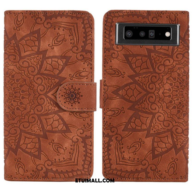 Etui Folio do Google Pixel 6 Barokowo-mandala