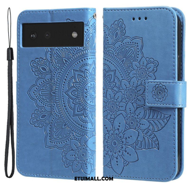 Etui Folio do Google Pixel 6 Kwiatowa Mandala