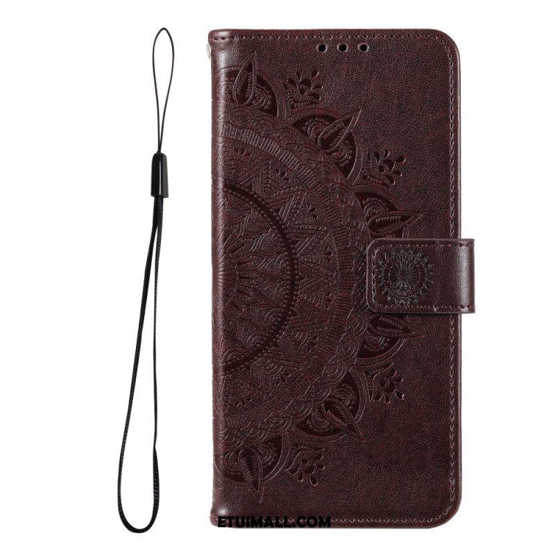 Etui Folio do Google Pixel 6 Mandala Słońca