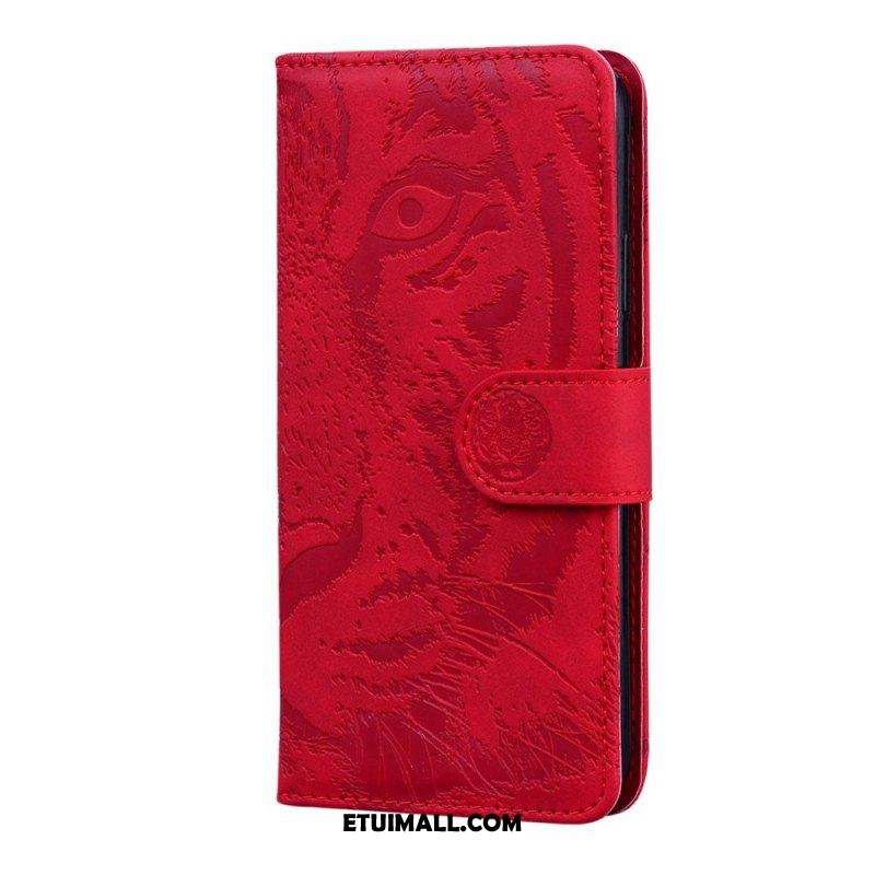 Etui Folio do Google Pixel 6 Nadruk Twarzy Tygrysa