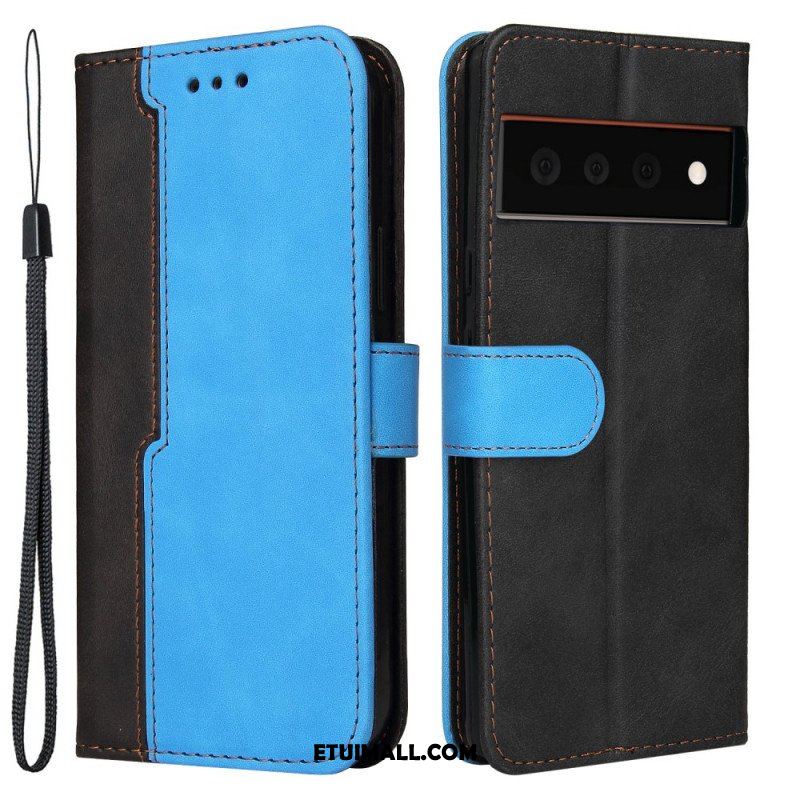 Etui Folio do Google Pixel 6 Pro Dwutonowy