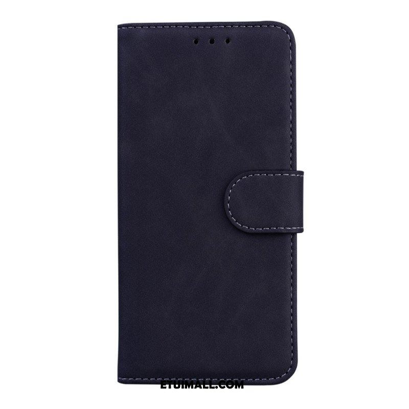 Etui Folio do Google Pixel 6 Pro Monochromatyczny Efekt Skóry