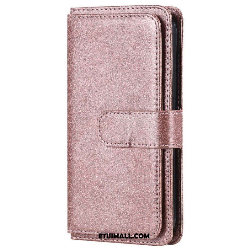 Etui Folio do Google Pixel 7 Wielofunkcyjny Uchwyt Na 10 Kart