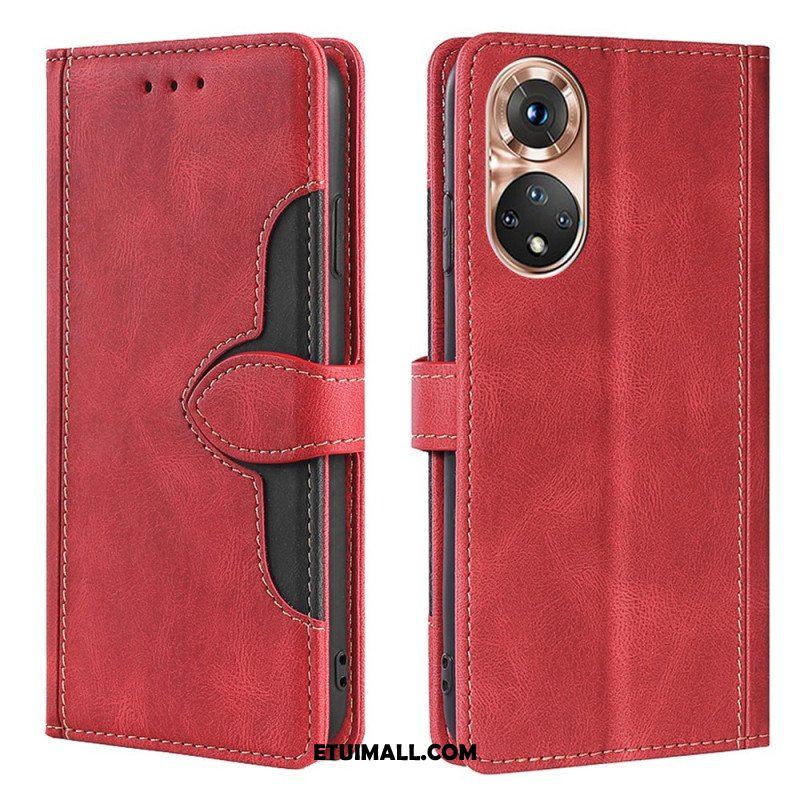 Etui Folio do Honor 50 Dwukolorowa Stylowa Sztuczna Skóra